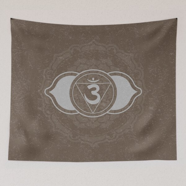 Item preview, Third Eye Chakra Mandala - Earth + Fog designed and sold by Irene Estelle.