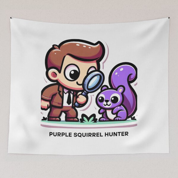 Item preview, Purple Squirrel Hunter designed and sold by sourcecon.