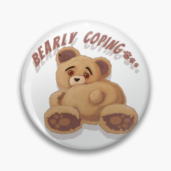 Item preview, Bearly Coping 1 Painting designed and sold by AK-Hevonen.