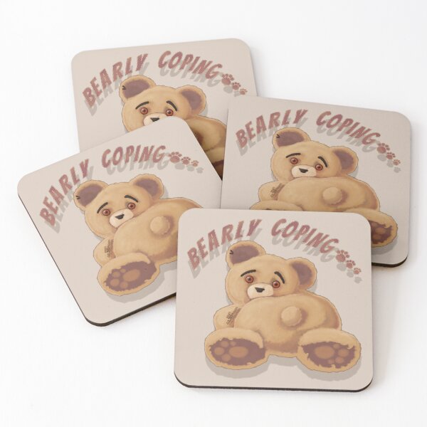 Item preview, Bearly Coping 1 Painting designed and sold by AK-Hevonen.
