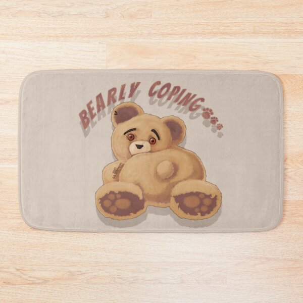 Item preview, Bearly Coping 1 Painting designed and sold by AK-Hevonen.