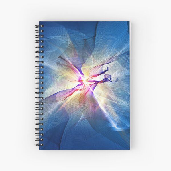 Galaxy Abstract Art Spiral Notebook