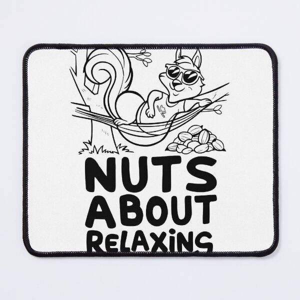 Item preview, Funny Squirrel In Glasses On a Tree With Nuts About Relaxing designed and sold by ColorFlick.