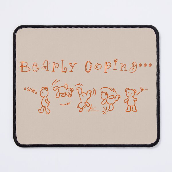 Item preview, Bearly Coping 2 Painting designed and sold by AK-Hevonen.
