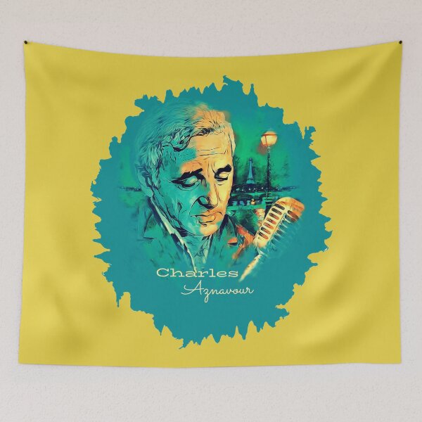 Item preview, Charles Aznavour Artwork designed and sold by doniainart.