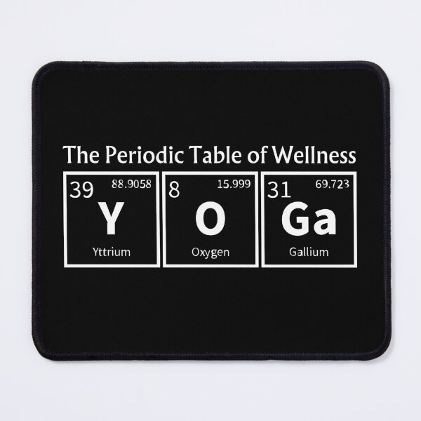 Item preview, Yoga Periodic Table designed and sold by LyricsWear.
