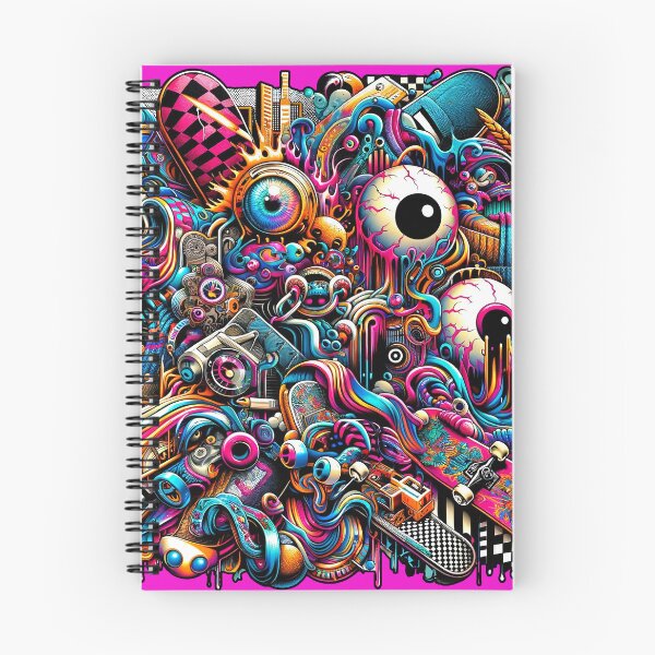 Item preview, Psychedelic Urban Dreamscape Vibrant Streetwear Graphics designed and sold by WickedAI.