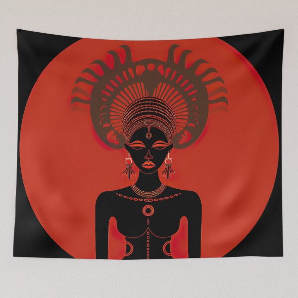 Item preview, Mami Wata | Red minimalism designed and sold by ComicsFactory.