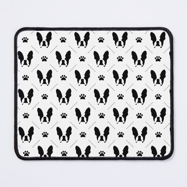 Item preview, French bulldog and paw print pattern designed and sold by sashica.