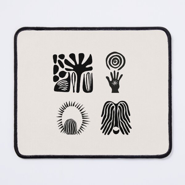 Item preview, Four Abstract Shapes designed and sold by evanest.