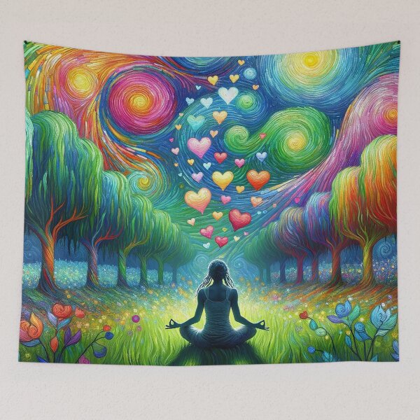 Item preview, Meditation and Stillness Meadow designed and sold by bunnyboiler.