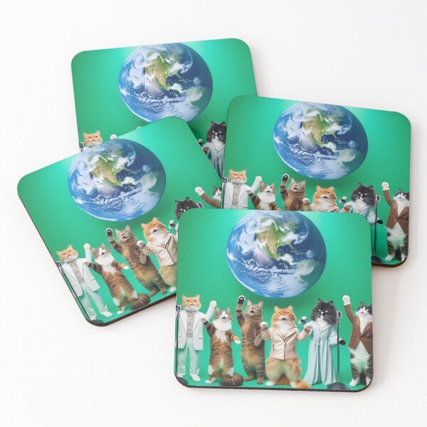Item preview, Cats make the world go round designed and sold by mariacatsfan.