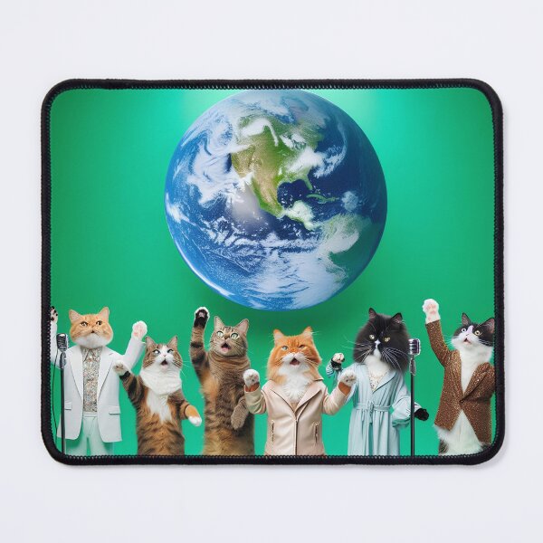 Item preview, Cats make the world go round designed and sold by mariacatsfan.