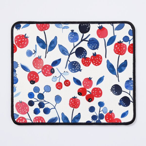 Item preview, berries blue and red designed and sold by schoolarts.