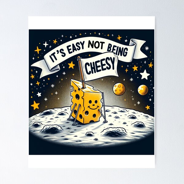 Item preview, its not easy being cheesy designed and sold by creativechaster.