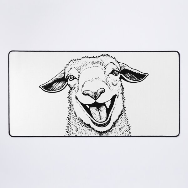Item preview, Happy Sheep designed and sold by StonegateArt.