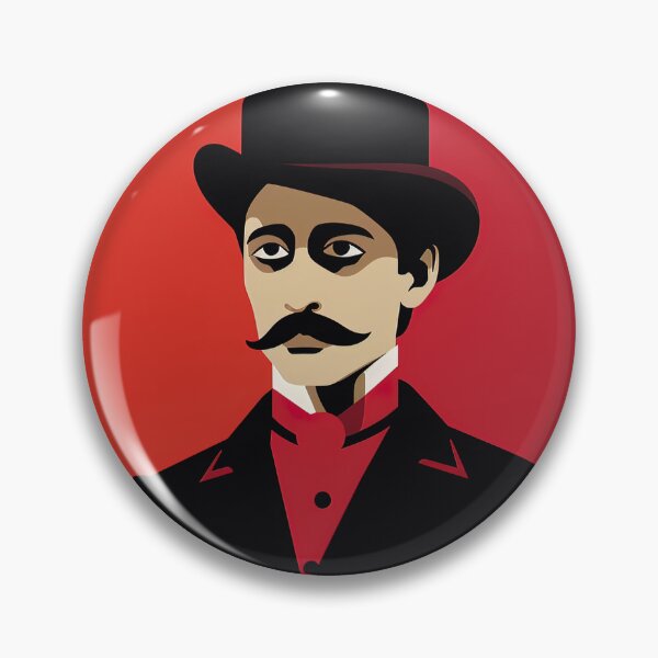 Item preview, Marcel Proust | Red minimalism designed and sold by ComicsFactory.
