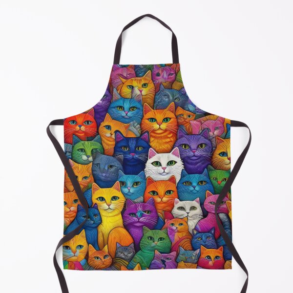 Artikelvorschau, The Technicolor Meow Tapestry 4 entworfen und verkauft von ramboe.