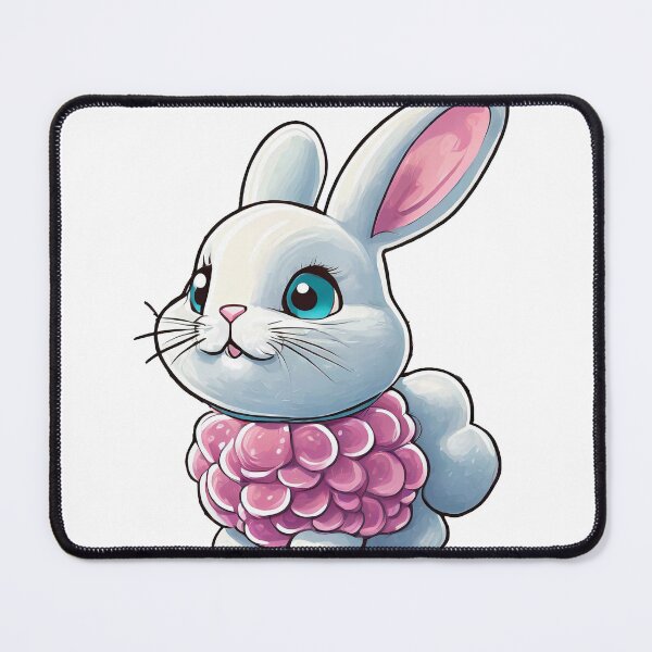Item preview, Fluffy Hairy Toothy Bunny designed and sold by omerfdln34.