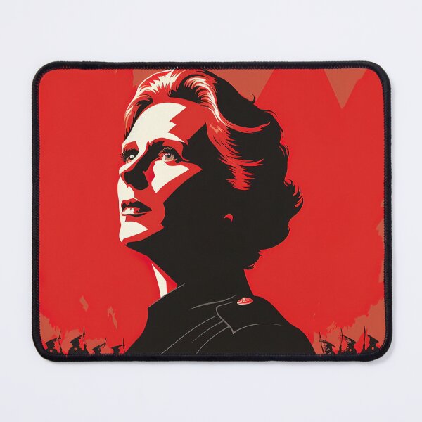 Item preview, Margaret Thatcher | Red minimalism designed and sold by ComicsFactory.