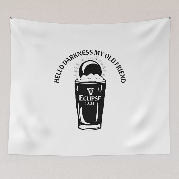 Item preview, Solar Eclipse 2024 - Darkness Irish Style designed and sold by REAL IRISH GIFTS.