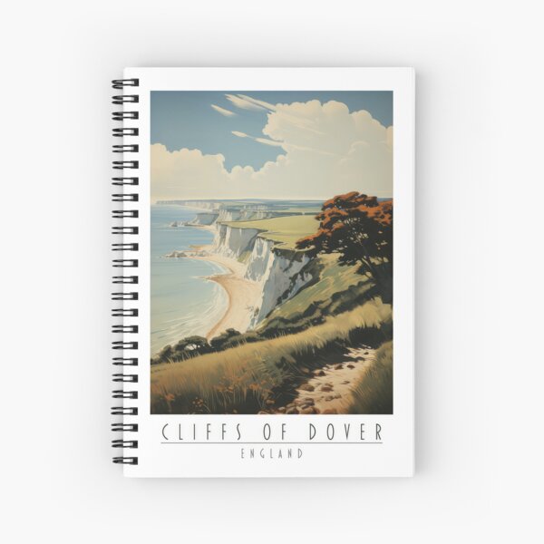 Dover Cliffs, England. Spiral Notebook