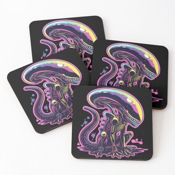 Item preview, Adorable Alien: Cute Xenomorph Sticker designed and sold by Nick C.