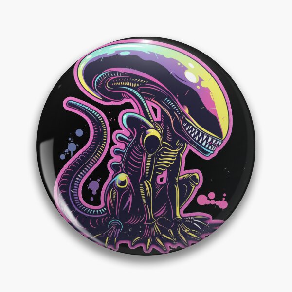 Item preview, Adorable Alien: Cute Xenomorph Sticker designed and sold by Nick C.
