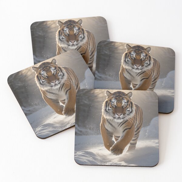 Item preview, Tiger Running on Snow designed and sold by ThralStore.