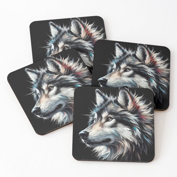 Item preview, Shadowed Majesty: Wolf Portrait in Furry Art designed and sold by TDKCustoms.