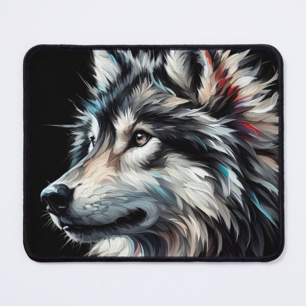 Item preview, Shadowed Majesty: Wolf Portrait in Furry Art designed and sold by TDKCustoms.