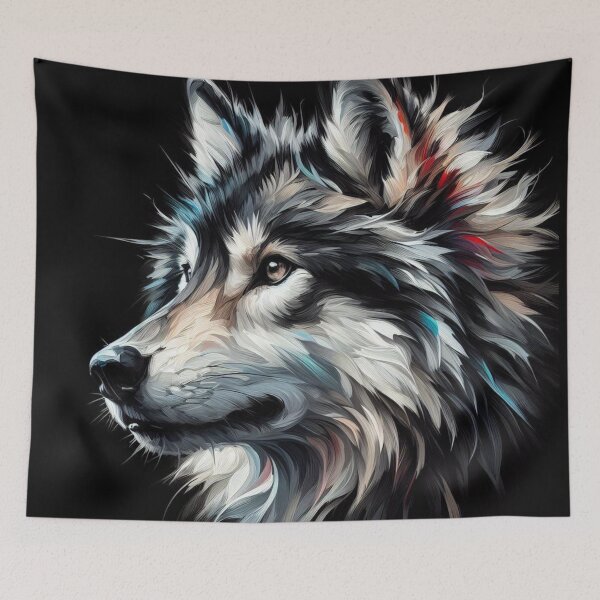 Item preview, Shadowed Majesty: Wolf Portrait in Furry Art designed and sold by TDKCustoms.