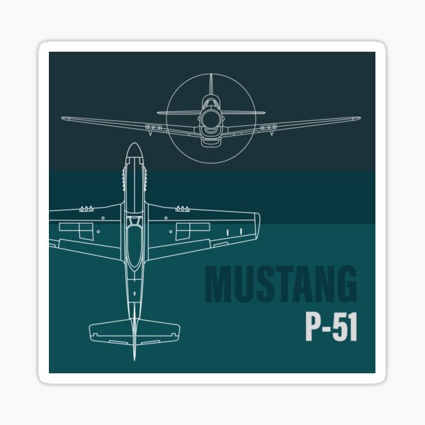 Item preview, Thundering Skies: P-51 Mustang Tribute designed and sold by Blue-Gingko.