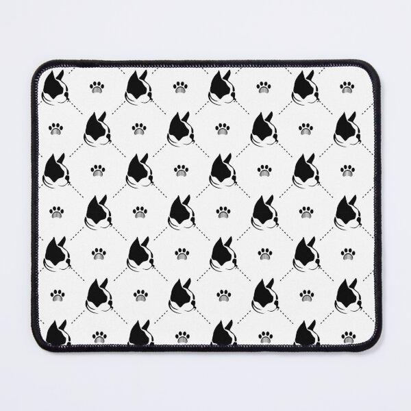 Item preview, French bulldog, cat and paw print pattern designed and sold by sashica.