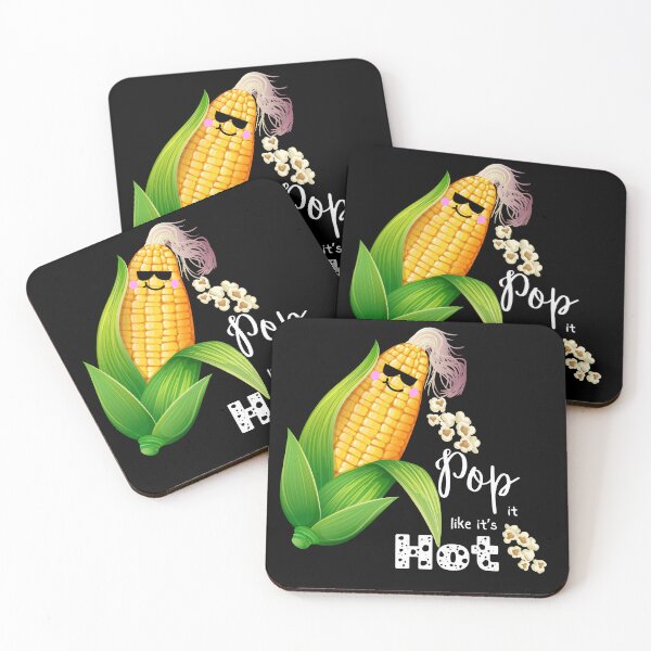 Item preview, Pop It Like It's Hot Corn on the Cob Popcorn Pop Art designed and sold by SunandShade.
