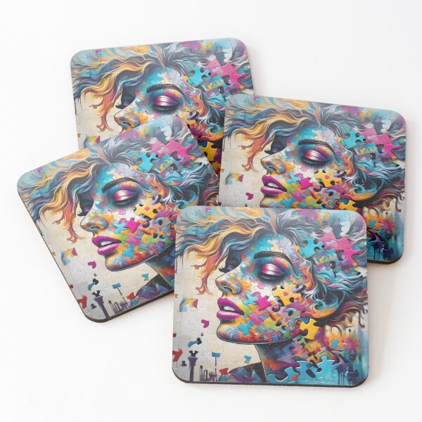 Item preview, Ethereal Mosaic: Portrait of the Psyche designed and sold by ramboe.