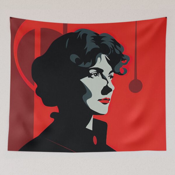 Item preview, Marie Stopes | Red minimalism designed and sold by ComicsFactory.