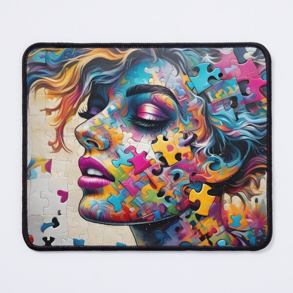 Item preview, Ethereal Mosaic: Portrait of the Psyche designed and sold by ramboe.