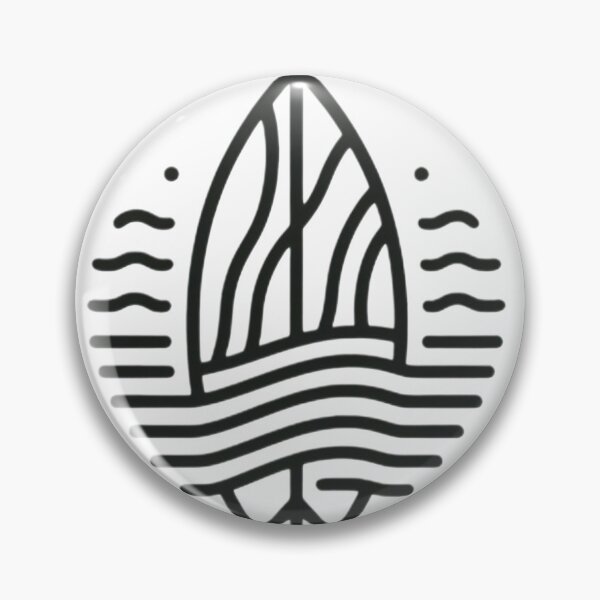 Item preview, Surfboard Illustration Black | Summer, Surfing designed and sold by QShore.