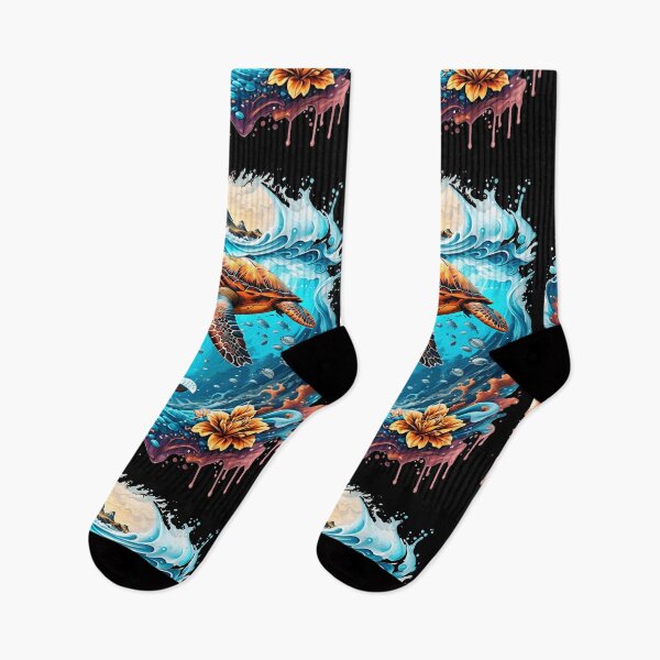 Item preview, Submerged Majesty: Tattoo-Inspired T-Shirt Art  designed and sold by Elpico11.