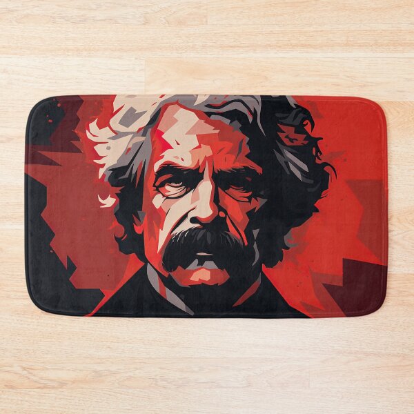 Item preview, Mark Twain | Red minimalism designed and sold by ComicsFactory.