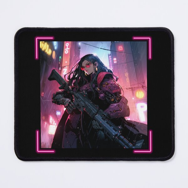 Item preview, Cyberpunk Hitgirl of Mega Tokyo designed and sold by Mecha Brave Studio.