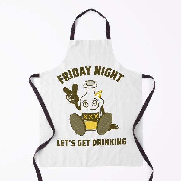 Item preview, Friday Night Let's Get Drinking - Beer Whisky Rum Alcohol Lovers Design designed and sold by teecraftstudios.