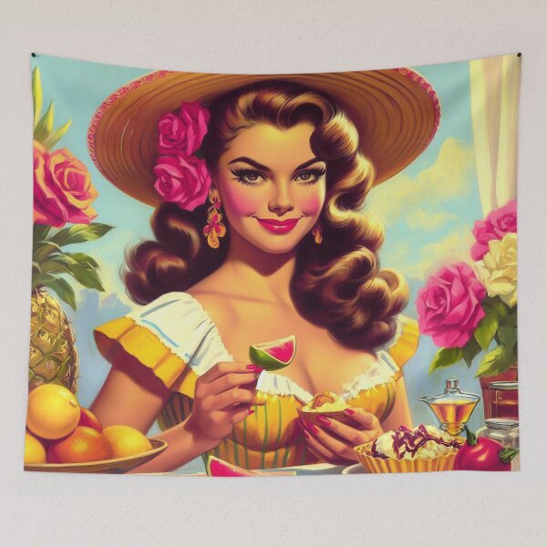 Item preview, Cute Vintage Beauty Pin-up designed and sold by PulpVintage.