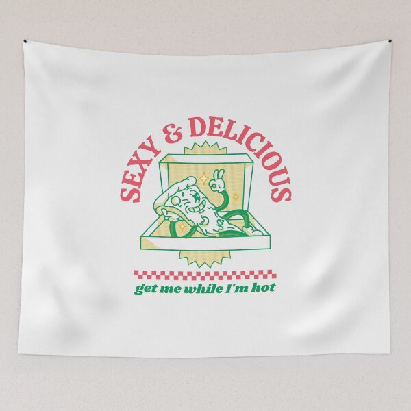 Item preview, Sexy & Delicious Get Me While I'm Hot - Sexy Pizza Lover Tee designed and sold by teecraftstudios.