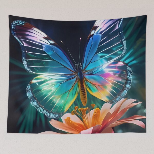 Aperçu de l'œuvre Colorful Butterfly Pattern créée et vendue par TheArtOfPat.