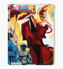 Expressive Cello People Painting iPad Case/Skin
