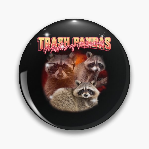 Item preview, Trash Pandas Masters of Mischief - Rascally Racoon Design designed and sold by teecraftstudios.