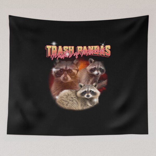 Item preview, Trash Pandas Masters of Mischief - Rascally Racoon Design designed and sold by teecraftstudios.