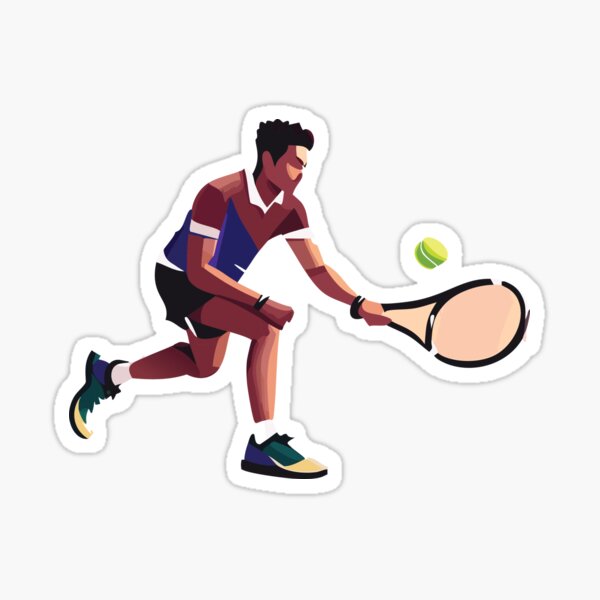 Item preview, Tennis Boy Hitting a Lefty Forehand  designed and sold by BigCityTennis.